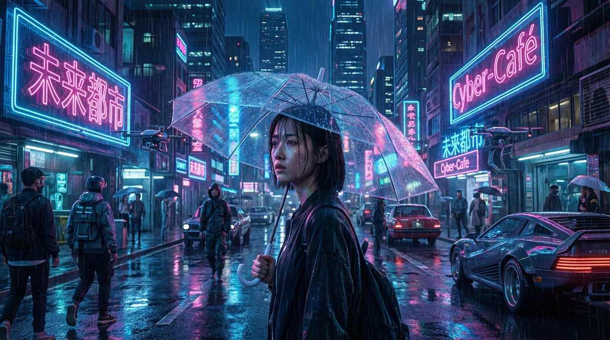 困困兔城市夜景短片视频